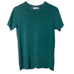 American Giant Supima Cotton Tee Green Short Sleeve Crewneck Made in USA